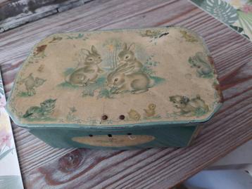 Blik vintage beschikbaar voor biedingen