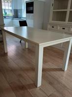 Roomwitte eettafel, Huis en Inrichting, Tafels | Eettafels, Ophalen, Overige materialen, Gebruikt, 50 tot 100 cm
