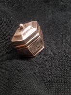 Antiek zilveren lodereindoosje., Antiek en Kunst, Ophalen of Verzenden, Goud