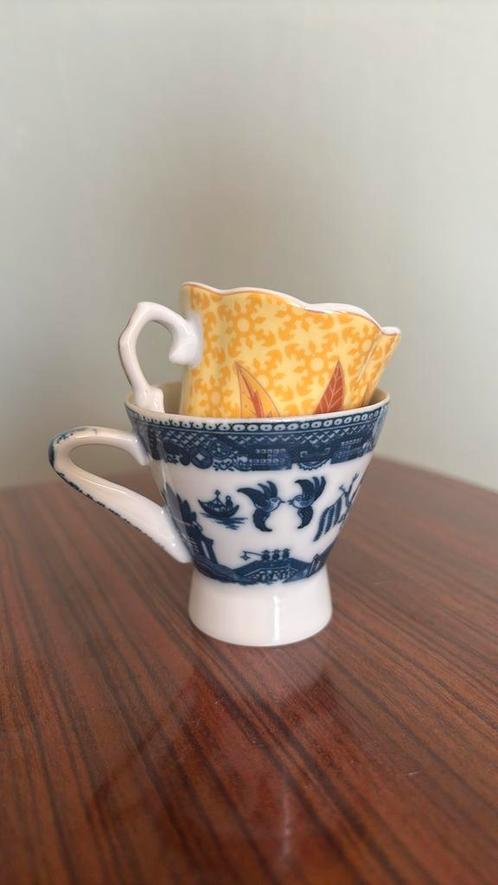 2 antieken espresso kopjes, Antiek en Kunst, Antiek | Servies los, Ophalen of Verzenden