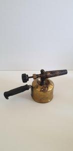 2196) Antiek koperen Barthel Fullmege benzine gasbrander, Antiek en Kunst, Ophalen of Verzenden