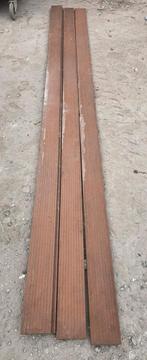 Composiet vlonderplanken ~27m², Ophalen, Gebruikt, Composiet