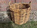 Rotan mand, Huis en Inrichting, Ophalen, Gebruikt, Mand, Rond