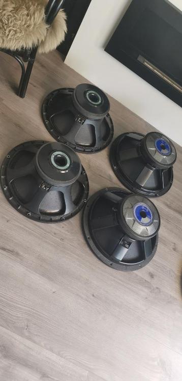 18 Inch Speakers. 2x 2 sets Beyma & Eighteen Sound. beschikbaar voor biedingen