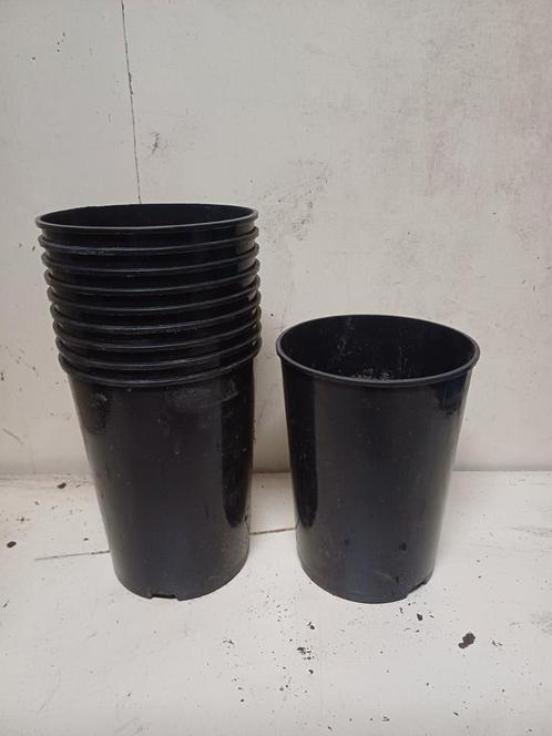 Hoge kweekpotten 4 liter, Tuin en Terras, Bloempotten, Gebruikt, Kunststof, Minder dan 25 cm, Rond, Ophalen of Verzenden