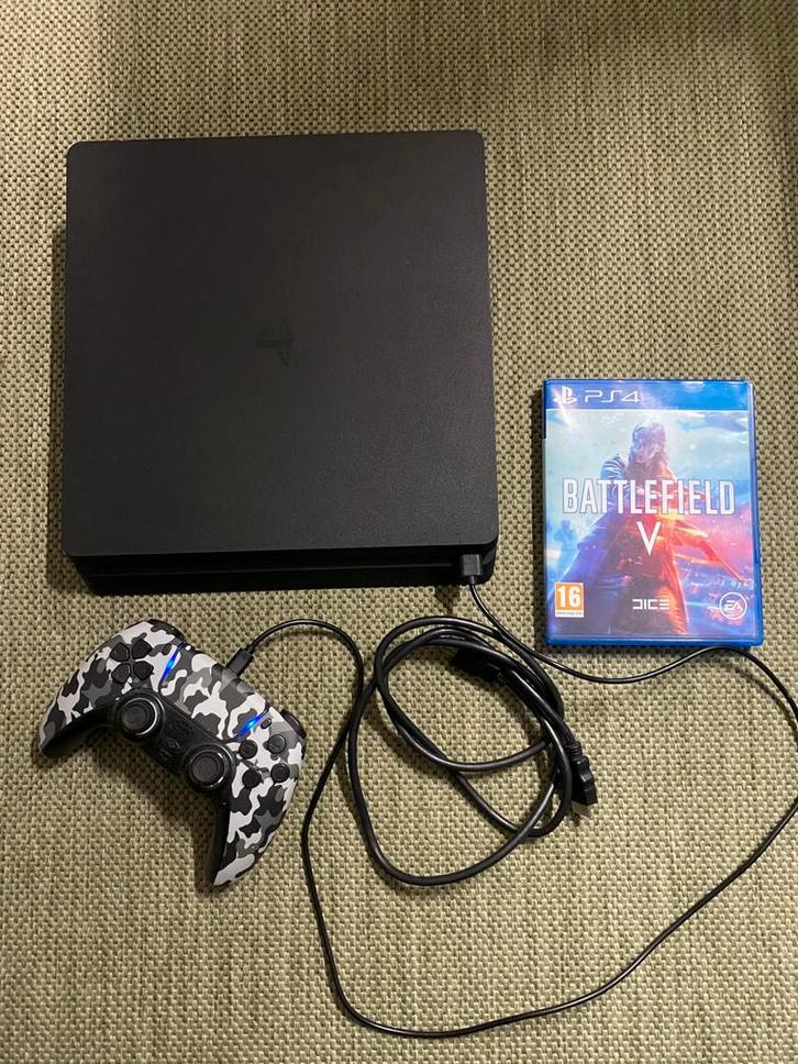 PlayStation 4 Slim gereviseerd, Spelcomputers en Games, Spelcomputers | Sony PlayStation 4, Refurbished, Slim, 500 GB, Met 1 controller