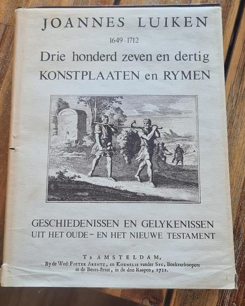 JOANNES LUIKEN / 1649-1712 / 337 konstplaaten en rymen, Antiek en Kunst, Antiek | Boeken en Bijbels, Ophalen of Verzenden