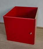 Ikea Kallax inzet met deur (rood), Huis en Inrichting, Gebruikt, Ophalen