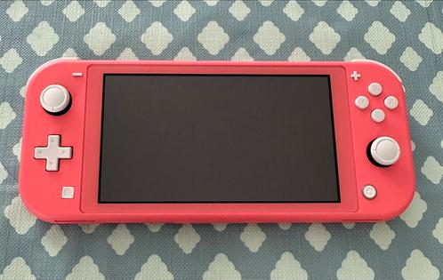 Nintendo Switch Lite+Mario+Zelda TOTK, Spelcomputers en Games, Spelcomputers | Nintendo Switch Lite, Zo goed als nieuw, Roze of Coral
