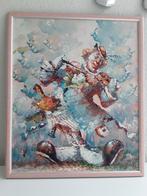 Schilderij Clown, Antiek en Kunst, Kunst | Schilderijen | Klassiek, Ophalen