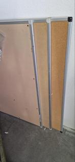 3 grote prikborden 90 x 120 cm, Ophalen, Gebruikt, Whiteboard