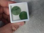 2 ronde jade schijven, Ophalen of Verzenden, Zo goed als nieuw