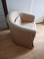 Fauteuil Tullsta IKEA beige, Huis en Inrichting, Fauteuils, 75 tot 100 cm, Minder dan 75 cm, Gebruikt, Hout