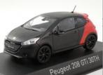 Peugeot 208 GTi 30TH '14 Zwart / rood 1:43 NOREV ref: 472821, Verzenden, Nieuw, Auto, Norev