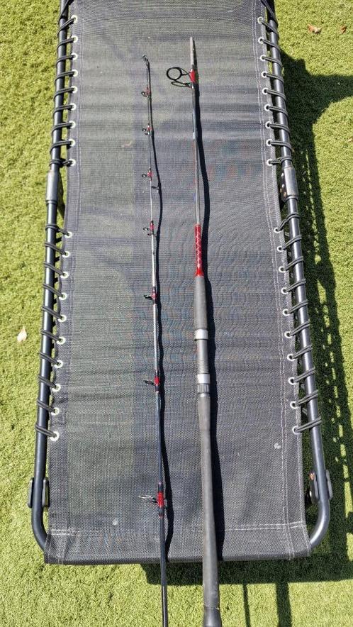 Mikado Cat Territory Troll & Spin 245, Watersport en Boten, Hengelsport | Witvissen, Zo goed als nieuw, Werphengel, Ophalen