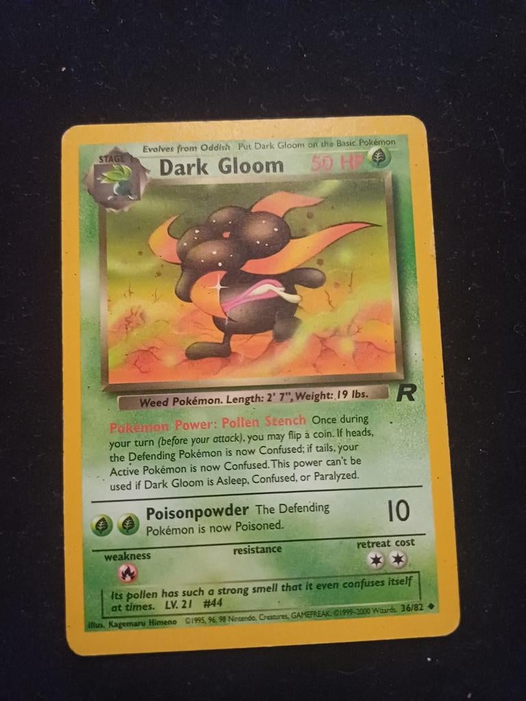 Pokémon Dark Gloom - 36/82, Ophalen of Verzenden, Gebruikt, Losse kaart