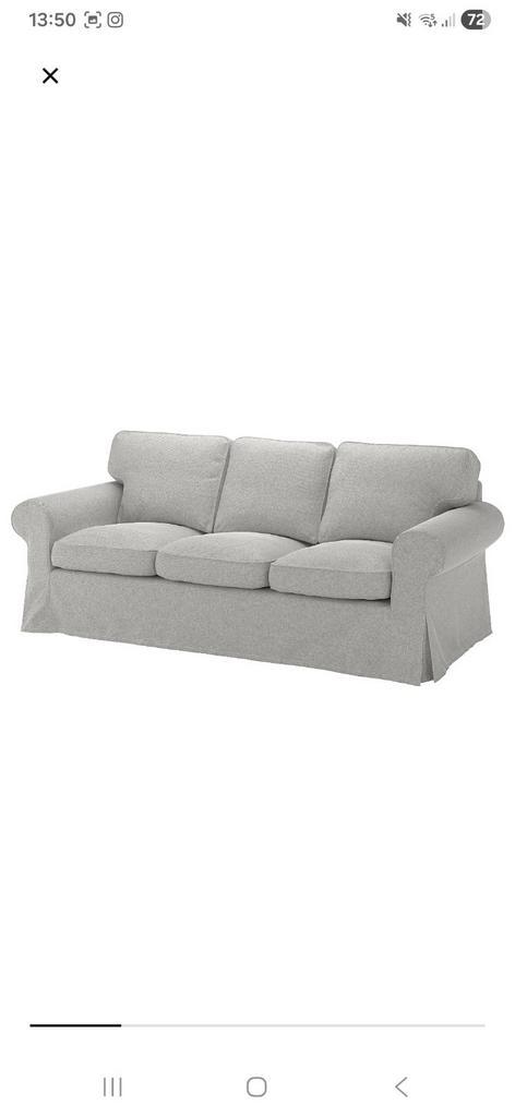 Ikea Ektorp hoezen, Huis en Inrichting, Banken | Bankstellen, Zo goed als nieuw, Tweepersoons, 200 tot 250 cm, 75 tot 100 cm, Ophalen of Verzenden