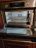 Bosch inbouw combi magnetron en (stoom)oven, Gebruikt, Oven, Stoom, 45 tot 60 cm