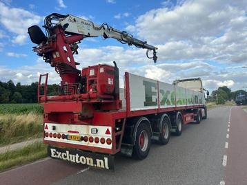 Kwb Steenoplegger stenentrailer + Kennis kraan R 14 + nwe ap beschikbaar voor biedingen