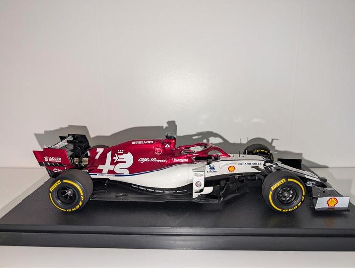 ALFA ROMEO RACING C38 1:18 MINICHAMPS #7 KIMI RAIKKONEN, Hobby en Vrije tijd, Modelauto's | 1:18, Zo goed als nieuw, Auto, MiniChamps