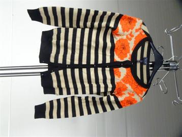 A6705. Armani Jeans Floral Jacquard Vest Maat 40 beschikbaar voor biedingen