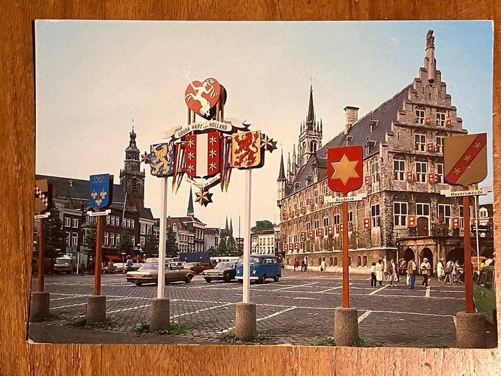 Gouda, Stadhuis. Ongelopen., Verzamelen, Ansichtkaarten | Nederland, Ongelopen, Zuid-Holland, 1960 tot 1980, Ophalen of Verzenden