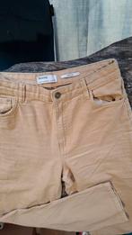 Bershka Wide Leg Broek - Maat 38/40 (M), Kleding | Dames, Broeken en Pantalons, Maat 38/40 (M), Beige, Zo goed als nieuw, Lang