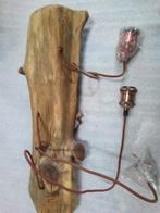 Plafondlamp boomstam met 3 fittingen nieuw, Ophalen, Zo goed als nieuw