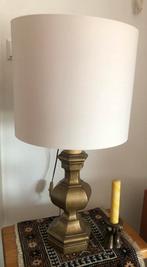 Hollywood Regency Stiffel-stijl messing tafellamp., Ophalen of Verzenden, Zo goed als nieuw