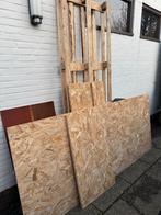 Houten platen en pallet, Doe-het-zelf en Verbouw, Hout en Planken, Ophalen, Gebruikt, 50 mm of meer, Pallet