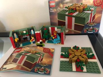 Lego 40292 kerst cadeaudoos, limited edition uit 2018 beschikbaar voor biedingen