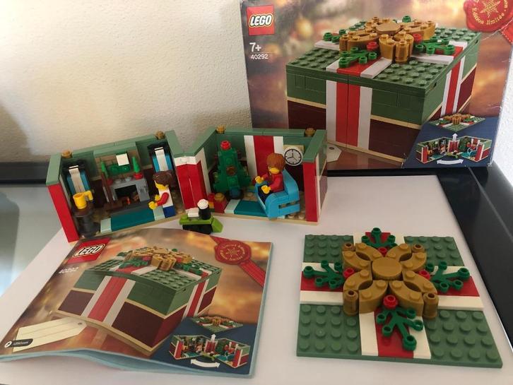 Lego 40292 kerst cadeaudoos, limited edition uit 2018, Kinderen en Baby's, Speelgoed | Duplo en Lego, Zo goed als nieuw, Lego