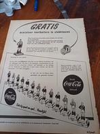 Advertentie van Coca Cola gratis miniatuur voetballers 1954, Ophalen of Verzenden, Zo goed als nieuw, Overige typen
