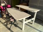 Electrisch verstelbaar Zit Sta Bureau Duo werkplek 180x80, Ophalen of Verzenden, Elektrisch, Zo goed als nieuw, Stabureau