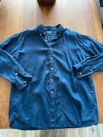 Ralph Lauren linnen overhemd maat XL, Blauw, Halswijdte 43/44 (XL), Ophalen of Verzenden, Zo goed als nieuw