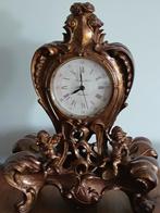 Barok pendule tafelklok rose goud kleur, Antiek en Kunst, Antiek | Klokken, Ophalen of Verzenden