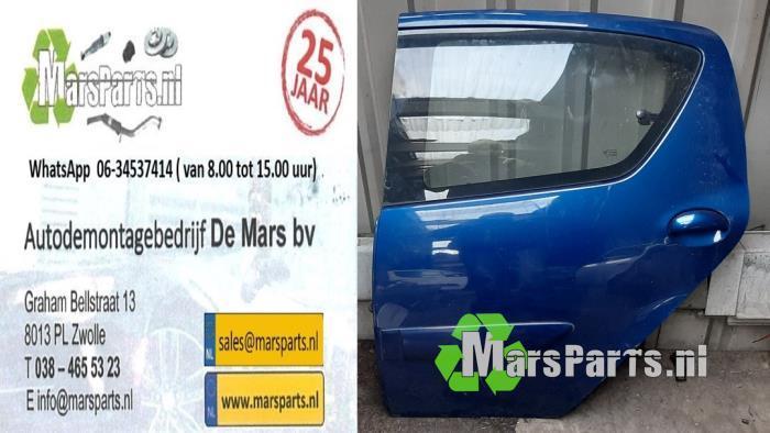 Portier 4Deurs links-achter van een Toyota Aygo, Auto-onderdelen, Carrosserie en Plaatwerk, Deur, Gebruikt, 6 maanden garantie