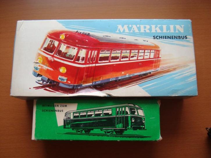 Te koop: Marklin railbus 3016/3 met 4018/4., Hobby en Vrije tijd, Modeltreinen | H0, Zo goed als nieuw, Locomotief, Wisselstroom