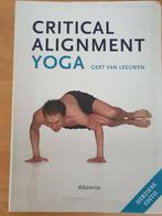 Gert van Leeuwen - Critical alignment yoga, Boeken, Ophalen of Verzenden, Zo goed als nieuw, Gert van Leeuwen