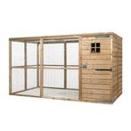 Volière Jesse met een dichte sluis en nachthok