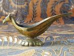 Mooi antiek Oosters koper olielampje als een vogel 11,2 cm., Ophalen of Verzenden