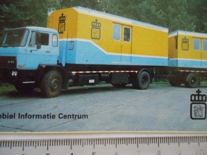 sticker oud DAF truck Leger KL MIC Mobiel Informatie Centrum, Verzamelen, Stickers, Zo goed als nieuw, Bedrijf of Vereniging, Verzenden
