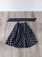 Carnavalsrok zwart met witte bollen maat M, Carnaval, Kleding, Gedragen, Ophalen