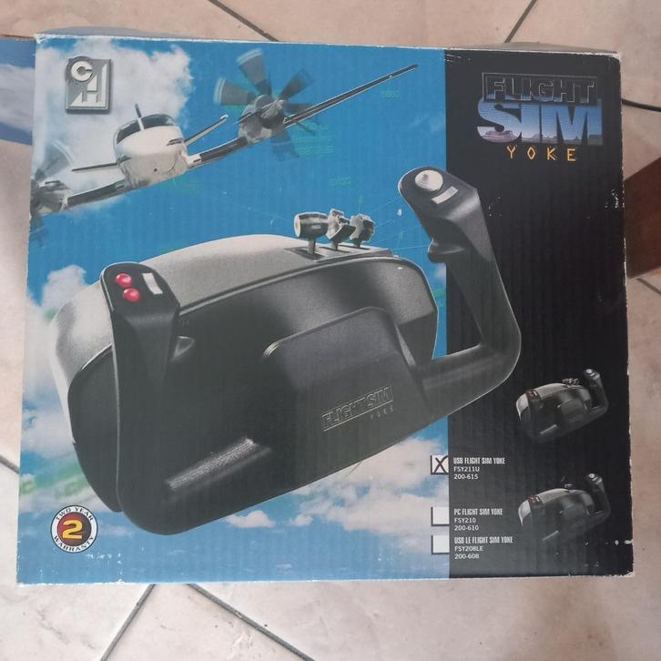 Flight simulator, Computers en Software, Joysticks, Zo goed als nieuw, Ophalen