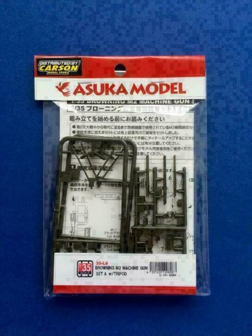 asuka 35-L8 Browning M2 .50 MG Set A w/Tripod 1/35 sealed, Hobby en Vrije tijd, Modelbouw | Overige, Nieuw, 1:32 tot 1:50, Ophalen of Verzenden