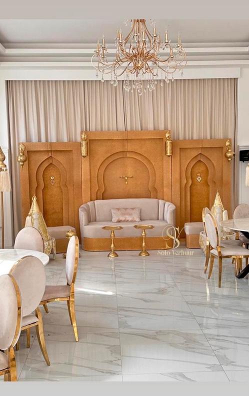 Taqlidi traditionele henna stage backdrop oosters decoratie, Hobby en Vrije tijd, Feestartikelen | Verhuur, Zo goed als nieuw