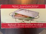 Verzilverde Serveer Rechaud, Huis en Inrichting, Ophalen of Verzenden, Gebruikt