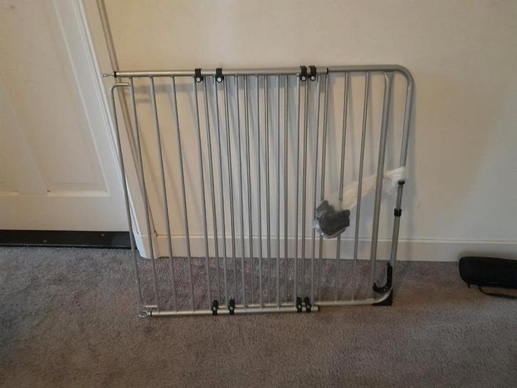 Traphekje - Veiligheid voor Kinderen, Kinderen en Baby's, Traphekjes, Zo goed als nieuw, Klemhekje, Metaal of IJzer, minder dan 100 cm