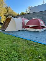 Karsten oppompbare tent rood Family+ uitstekende staat, Caravans en Kamperen, Tenten, Ophalen, Zo goed als nieuw, Tot en met 6