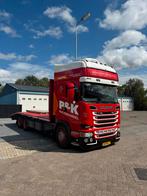 Scania r520 v8 (handgeschakeld) oprijwagen euro 6, Auto's, Achterwielaandrijving, Scania, 520 pk, Leder